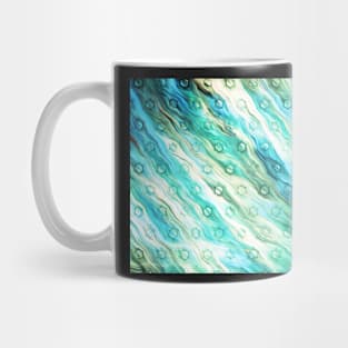 Fractal hexagons Mug